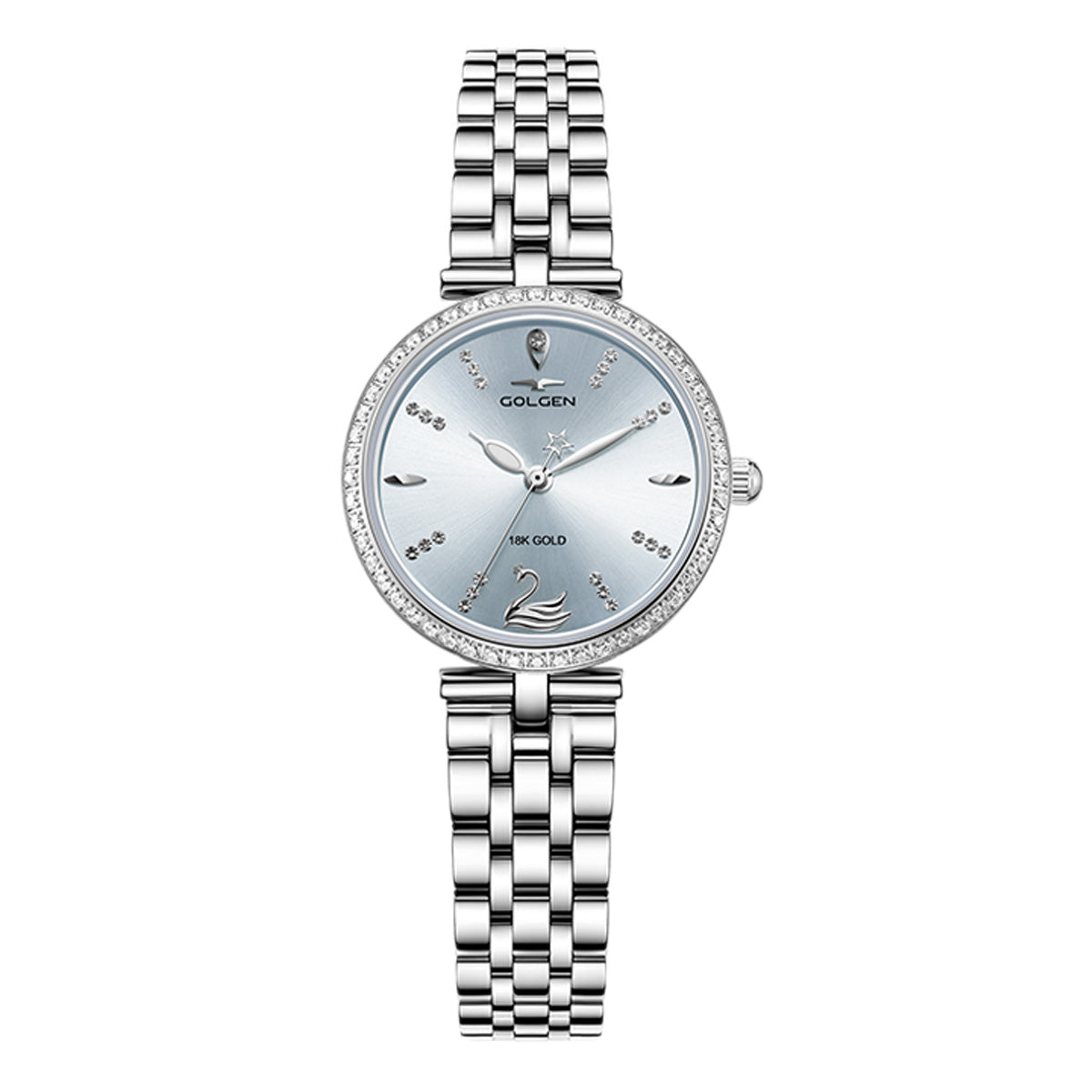 GOLGEN 9805 Luckey Swan Coin Watch